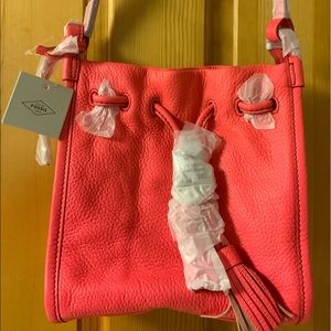 FOSSIL, LEATHER, CROSSBODY, NWT